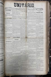 Página do jornal Unitário de março de 1913