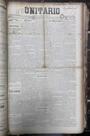 Página do jornal Unitário de março de 1913