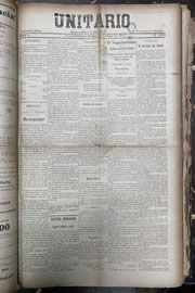 Página do jornal Unitário de abril de 1913