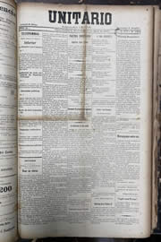 Página do jornal Unitário de abril de 1913