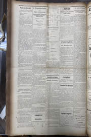 Página do jornal Unitário de abril de 1913