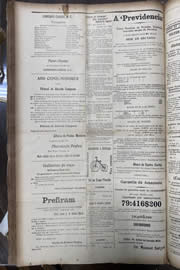 Página do jornal Unitário de abril de 1913