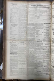 Página do jornal Unitário de abril de 1913