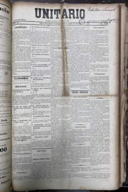 Página do jornal Unitário de abril de 1913