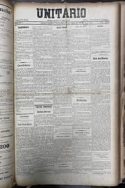 Página do jornal Unitário de abril de 1913