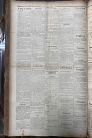 Página do jornal Unitário de maio de 1913