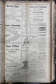 Página do jornal Unitário de maio de 1913