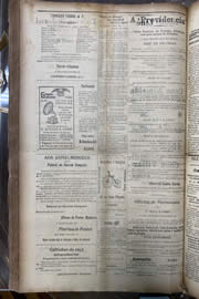 Página do jornal Unitário de maio de 1913