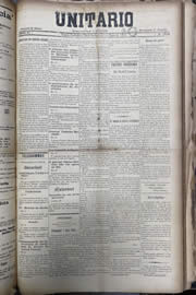 Página do jornal Unitário de maio de 1913