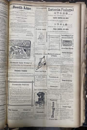 Página do jornal Unitário de maio de 1913