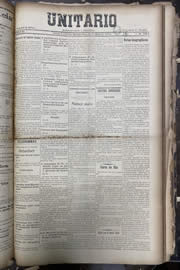 Página do jornal Unitário de maio de 1913