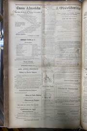 Página do jornal Unitário de maio de 1913