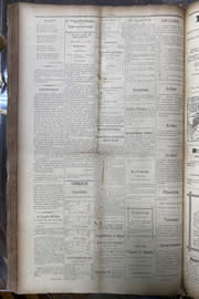 Página do jornal Unitário de maio de 1913
