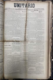 Página do jornal Unitário de maio de 1913