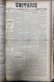Página do jornal Unitário de junho de 1913