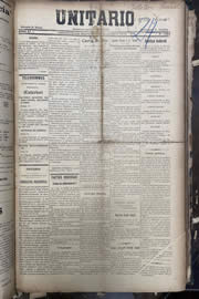 Página do jornal Unitário de junho de 1913