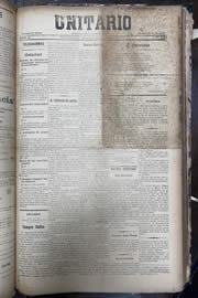 Página do jornal Unitário de junho de 1913