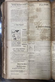 Página do jornal Unitário de junho de 1913