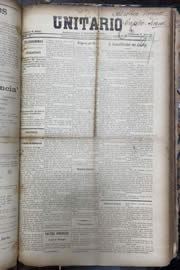 Página do jornal Unitário de julho de 1913