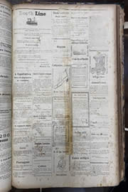 Página do jornal Unitário de agosto de 1913