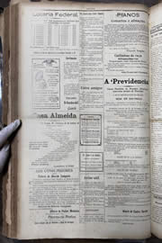Página do jornal Unitário de agosto de 1913