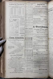 Página do jornal Unitário de agosto de 1913