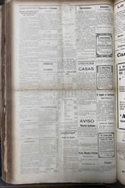 Página do jornal Unitário de setembro de 1913