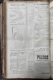 Página do jornal Unitário de setembro de 1913