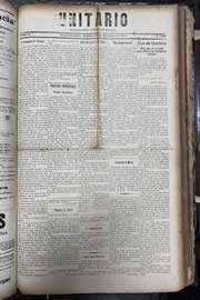 Página do jornal Unitário de setembro de 1913