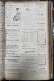 Página do jornal Unitário de outubro de 1913