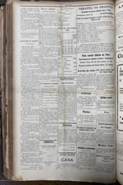 Página do jornal Unitário de outubro de 1913
