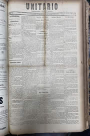 Página do jornal Unitário de outubro de 1913