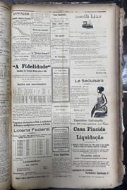 Página do jornal Unitário de novembro de 1913