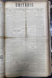 Página do jornal Unitário de novembro de 1913