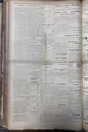 Página do jornal Unitário de novembro de 1913