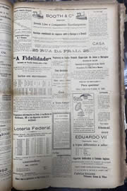 Página do jornal Unitário de novembro de 1913