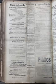 Página do jornal Unitário de novembro de 1913