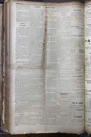 Página do jornal Unitário de novembro de 1913