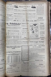 Página do jornal Unitário de novembro de 1913