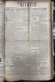 Página do jornal Unitário de novembro de 1913