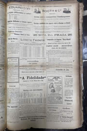 Página do jornal Unitário de novembro de 1913