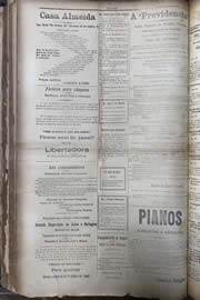 Página do jornal Unitário de novembro de 1913
