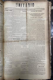 Página do jornal Unitário de novembro de 1913