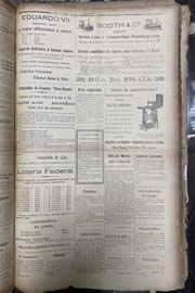 Página do jornal Unitário de novembro de 1913