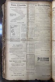 Página do jornal Unitário de dezembro de 1913