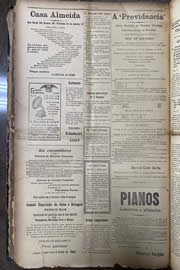 Página do jornal Unitário de dezembro de 1913