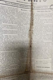 Página do jornal Unitário de dezembro de 1913
