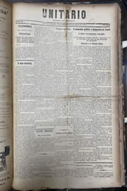 Página do jornal Unitário de dezembro de 1913
