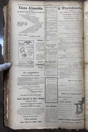Página do jornal Unitário de dezembro de 1913