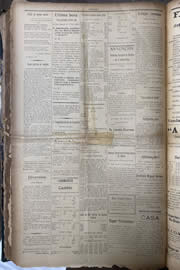 Página do jornal Unitário de dezembro de 1913